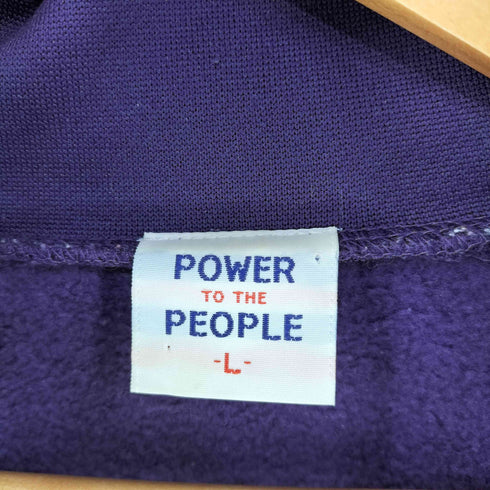 パワートゥザピープル POWER TO THE PEOPLE サイドライン ハイネックトラックジャケット メンズ JPN:L
