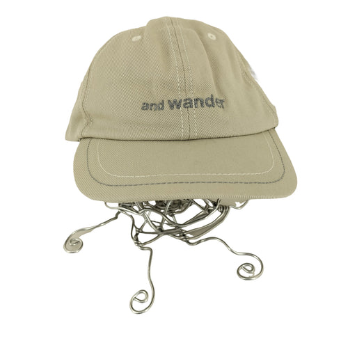 アンドワンダー and wander cotton twill cap メンズ