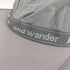 アンドワンダー and wander jq tape cap メンズ