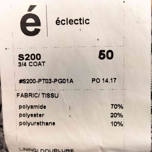 ビームス BEAMS eclectic イタリア製 チェスターコート メンズ 50