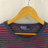 ポロバイラルフローレン Polo by RALPH LAUREN スモールポニー刺繍 片ポケ 鹿の子ボーダーTシャツ メンズ import:M