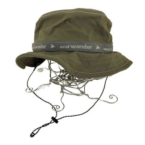 アンドワンダー and wander jq tape hat メンズ