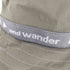 アンドワンダー and wander jq tape hat メンズ