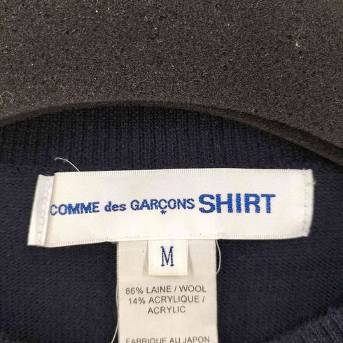 コムデギャルソンシャツ COMME des GARCONS SHIRT 19AW パッチワーク アクリルウールニット メンズ JPN:M