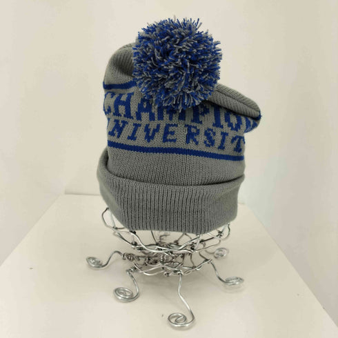 チャンピオン Champion UNIVERSITY ジャガード ボンボンニット帽 メンズ