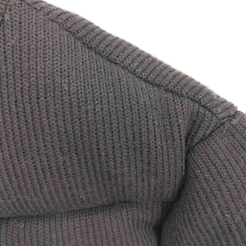 ザラ ZARA リブトリム付きキルティングジャケット メンズ import:M