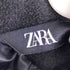 ザラ ZARA リブトリム付きキルティングジャケット メンズ import:M