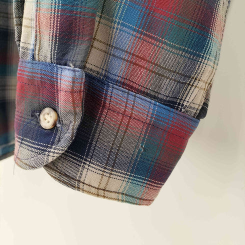 ペンドルトン PENDLETON 70S SIR PENDLETON チェック柄 ウールシャツ メンズ JPN:XL