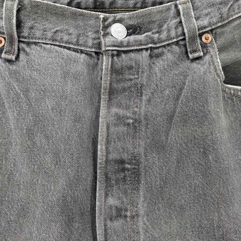 リーバイス Levis 90S 96年製 USA製 先染 501 ブラックデニムパンツ メンズ 36/30
