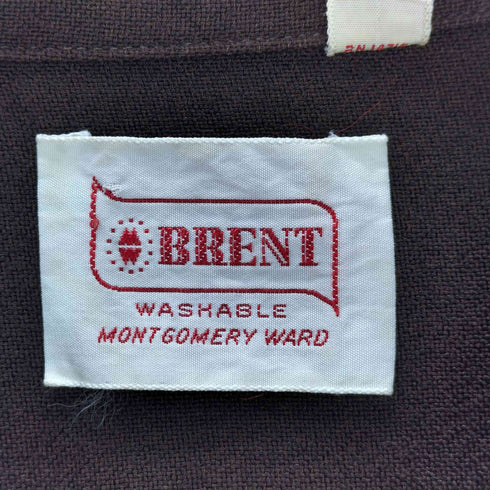 ブレント BRENT 60S 刺しゅう オープンカラーシャツ メンズ JPN:S