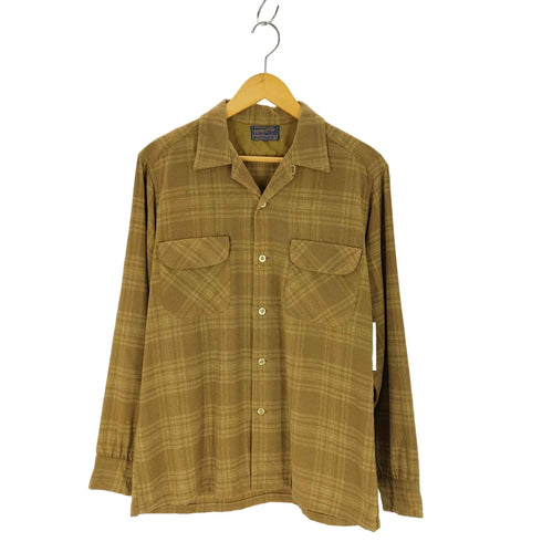 ペンドルトン PENDLETON 50s bordシャツ オンブレ 開襟 メンズ import:M