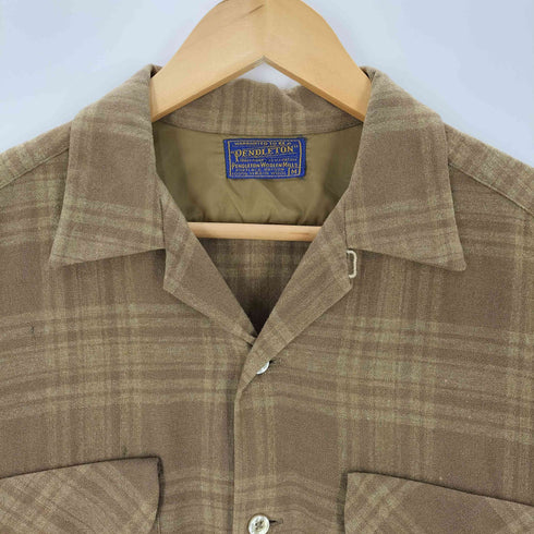 ペンドルトン PENDLETON 50s bordシャツ オンブレ 開襟 メンズ import:M