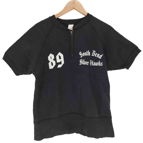 Cheswick sport wear カナダ製 TALONジップ フロッキープリント ラグランS/Sスウェット メンズ JPN:S