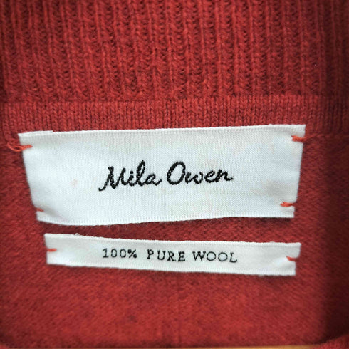 ミラオーウェン Mila Owen ウール100タートルベーシックニット レディース JPN:0