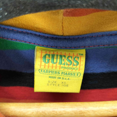 ゲス GUESS ロゴ刺繍クルーネックTシャツ レディース import:XS