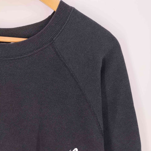 ヘインズ Hanes 80s USA製 シマウマ アニマルプリント クルーネックスウェット メンズ import:XL