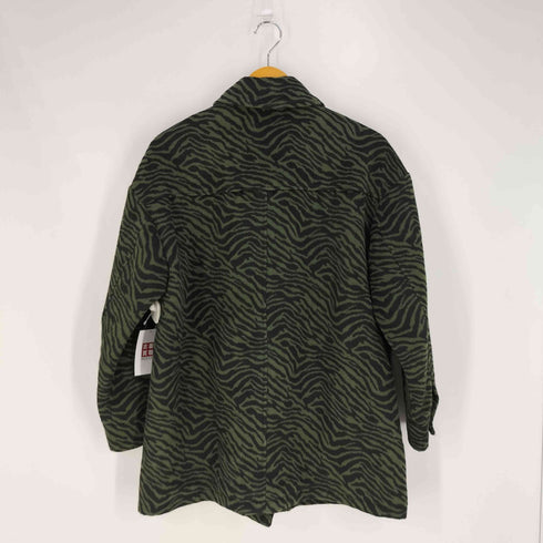 ザラ ZARA ゼブラ アニマル柄 シャツジャケット レディース import:S