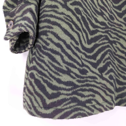 ザラ ZARA ゼブラ アニマル柄 シャツジャケット レディース import:S