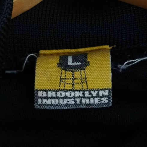 BROOKLYN INDUSTRIES ロゴ刺繍 ハイネック トラックジャケット メンズ import:L
