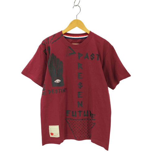 セヴシグ SEVESKIG CONTROL YOUR OWN 両面プリント クルーネックTシャツ メンズ