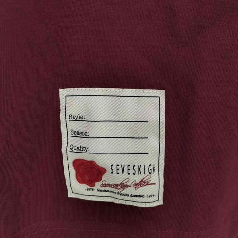 セヴシグ SEVESKIG CONTROL YOUR OWN 両面プリント クルーネックTシャツ メンズ