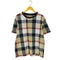 ブラックレーベルクレストブリッジ BLACK LABEL CRESTBRIDGE チェックリンガーTシャツ メンズ import:XL