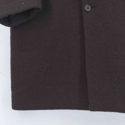 ドルチェアンドガッバーナ DOLCE&GABBANA 90S-00S 白タグ ウール混ステンカラーコート メンズ EUR:46