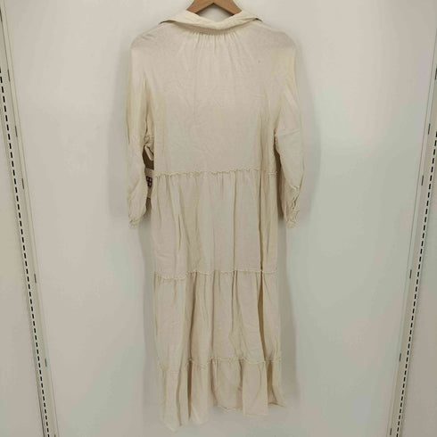 ザラ ZARA Panelled Linen Blend Midi Dress パネルド リネンブレンド ミディドレス レディース import:S