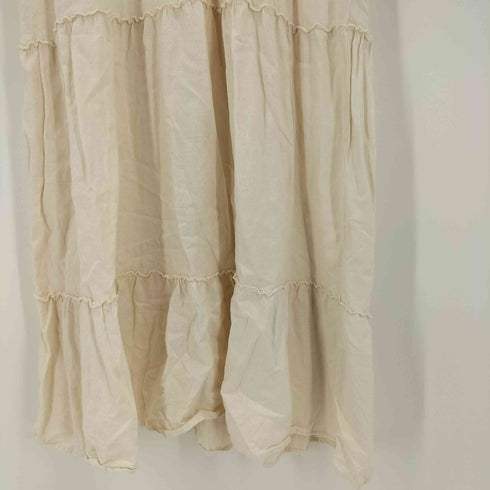 ザラ ZARA Panelled Linen Blend Midi Dress パネルド リネンブレンド ミディドレス レディース import:S