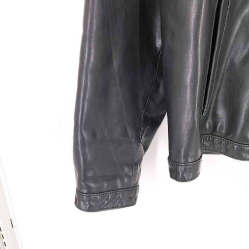 バーニーズニューヨーク BARNEYS NEWYORK ENRICO MANDELLI イタリア製 裏地キルティング レザージャケット メンズ