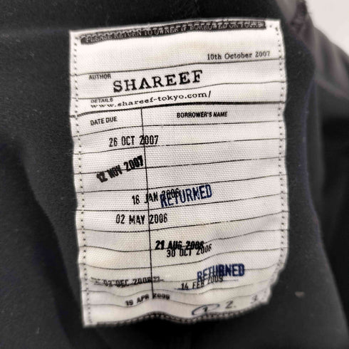 シャリーフ SHAREEF NY SWEAT L/S PULL OVER メンズ JPN:1