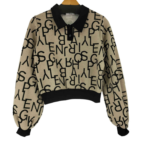 クロップドポロシャツ モノグラム レディース JPN:M