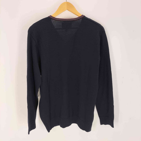 フレッドペリー FRED PERRY ロゴ刺繍ウールセーター メンズ import:L