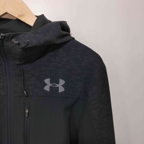 アンダーアーマー UNDER ARMOUR 2017AW ウインドジャケット UA STRETCH WOVEN FZ HOODY 1305617 メンズ M
