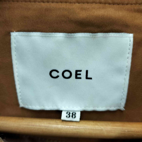 コエル COEL スウェードブルゾン キャメル レディース 38