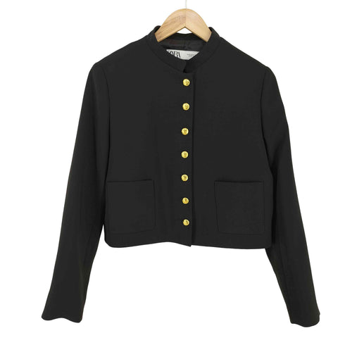 ザラ ZARA ZW Collection ボタンクロップドジャケット レディース JPN:M