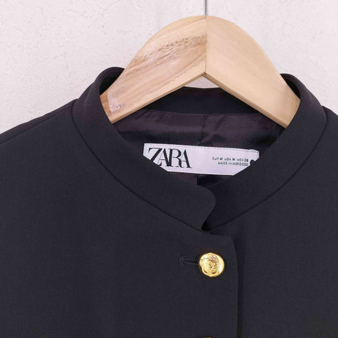 ザラ ZARA ZW Collection ボタンクロップドジャケット レディース JPN:M