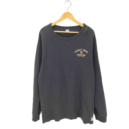 ショット Schott LS OLD GRAPHIC CREWNECK T-SHIRT メンズ import:XXL