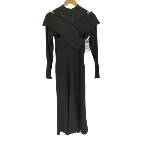 リリーブラウン Lily Brown レイヤードオフショルニットワンピース レディース ONE SIZE