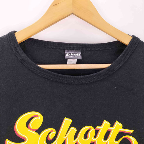 ショット Schott DOWNTOWN LOGO T-SHIRT メンズ import:XXL