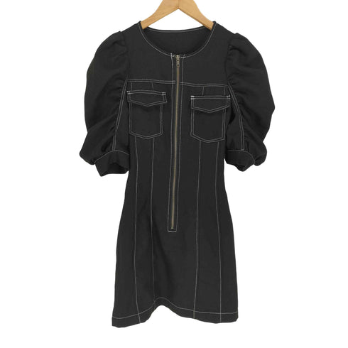 スライ SLY GATHER SLEEVE ZIP ショートワンピース レディース JPN:2