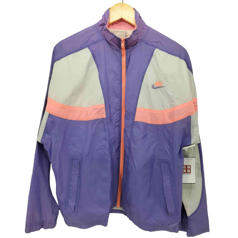 ナイキ NIKE 90-2000s パステルカラー ペールトーン ナイロンジャケット レディース import:M