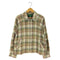 moda indiana インドコットン チェック ジップアップジャケット メンズ import:L