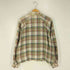 moda indiana インドコットン チェック ジップアップジャケット メンズ import:L