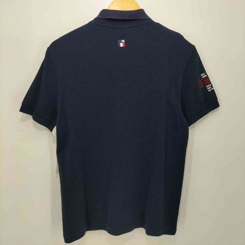 ラコステ LACOSTE ラバープリント トリコロール ポロシャツ メンズ 4