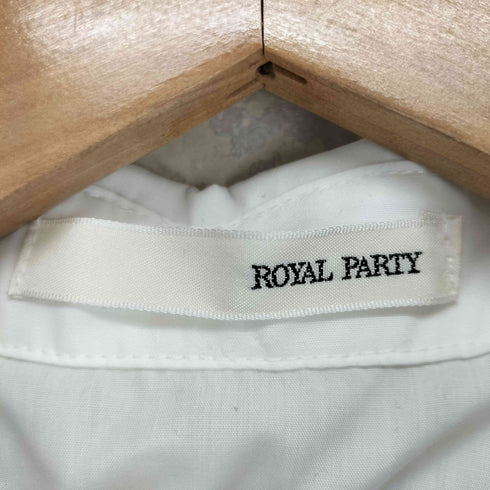 ロイヤルパーティー ROYAL PARTY シャツニットショートワンピース レディース FREE