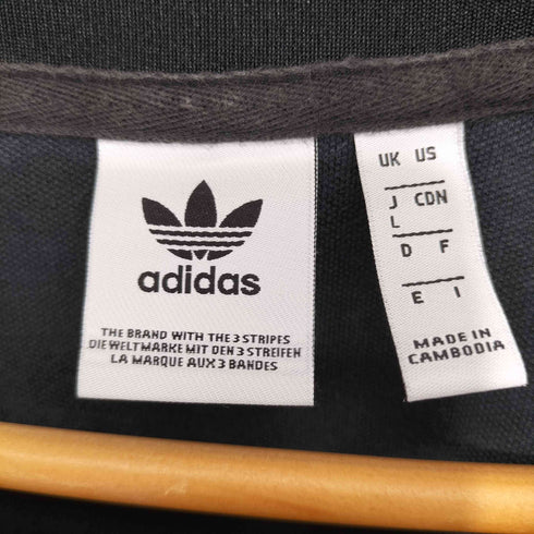 アディダスオリジナルス adidas Originals 2017AW 袖シースルー ロゴスウェット メンズ import:L