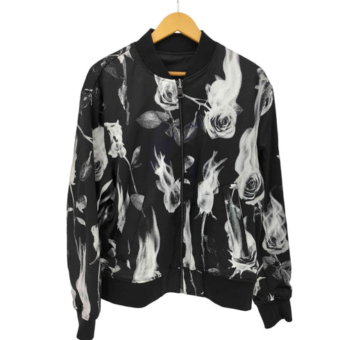 エイチアンドエム H&M リバーシブル 薔薇 花柄 ブルゾン メンズ import:L
