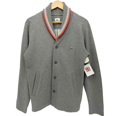 ラコステ LACOSTE ロゴワッペン スウェットカーディガン メンズ JPN:4