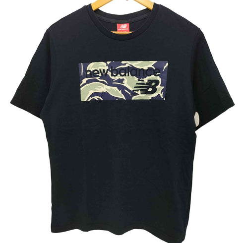 ニューバランス NEW BALANCE ロゴプリント カモフラ 迷彩 クルーネックTシャツ メンズ JPN:M